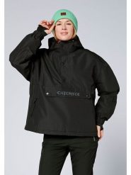 Chiemsee Kurtka narciarska w kolorze czarno-zielonym rozmiar: M. Czarne kurtki sportowe damskie Chiemsee, m, bez wzorów, bez kaptura. Za 391.99 zł.