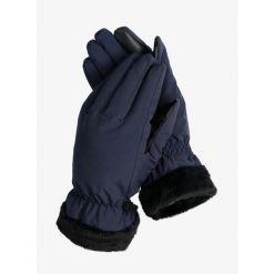 Rękawiczki damskie Jack Wolfskin Highloft Glove. Niebieskie rękawiczki damskie Jack Wolfskin, bez wzorów. Za 189.99 zł.