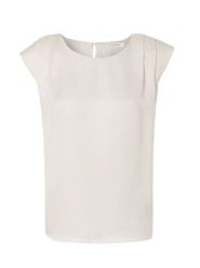 TATUUM Bluzka w kolorze kremowym rozmiar: 36. Brązowe bluzki damskie TATUUM, bez wzorów, bez kołnierzyka, bez ramiączek. Za 87.19 zł.