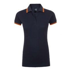 Damska Koszulka Polo Pasadena. Brązowe koszulki sportowe damskie SOL'S, s, bez wzorów, bez ramiączek. Za 90.99 zł.