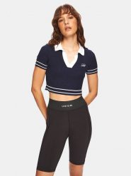 LTB Sweter "Defeca" w kolorze granatowym rozmiar: L. Niebieskie swetry klasyczne damskie LTB, l, prążkowane, bez kołnierzyka. Za 153.71 zł.