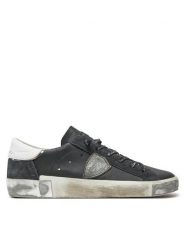 Philippe Model Sneakersy PRLD MA01 Czarny. Czarne obuwie sportowe damskie Philippe Model, ze skóry, bez zapięcia. Za 1,129.00 zł.