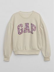 Gap Bluza 773157-02 Écru Regular Fit. Bluzy dziewczęce GAP, bez wzorów, z bawełny, bez ramiączek, bez kaptura. Za 99.99 zł.