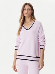 Liu Jo Sport Sweter TF5229 MS59L Różowy Regular Fit. Czerwone swetry klasyczne damskie Liu Jo Sport, l, z syntetyku, bez kołnierzyka. Za 579.99 zł.