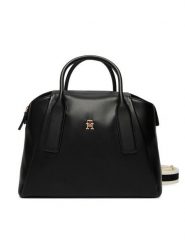 Tommy Hilfiger Torebka AW0AW18532 Czarny. Czarne torebki klasyczne damskie Tommy Hilfiger, ze skóry, bez dodatków. Za 649.99 zł.