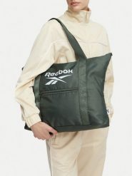 Reebok Torebka CWBEO-RBK-M-013-10 Zielony. Zielone shopper bag Reebok, z materiału, bez dodatków. Za 79.99 zł.