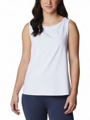 Columbia Top sportowy "Chill River™" w kolorze białym rozmiar: XS. Białe koszulki sportowe damskie Columbia, xs, bez wzorów, z materiału, bez ramiączek, outdoorowe. Za 65.85 zł.