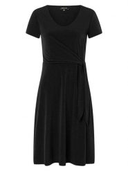 More & More Sukienka w kolorze czarnym rozmiar: 42. Czarne sukienki damskie More & More, bez wzorów, bez ramiączek. Za 145.94 zł.