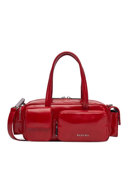 Badura Torebka WEN-32 Czerwony. Czerwone torebki klasyczne damskie Badura, ze skóry, bez dodatków. Za 279.99 zł.