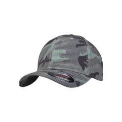 Czapka Flexfit Stripe. Czarne czapki z daszkiem damskie FLEXFIT, bez wzorów, z elastanu. Za 88.90 zł.
