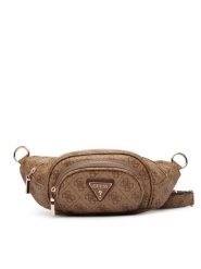 Guess Nerka Latona Travel TWHB92 11080 Brązowy. Brązowe nerki i saszetki damskie Guess, ze skóry, bez dodatków. Za 609.99 zł.