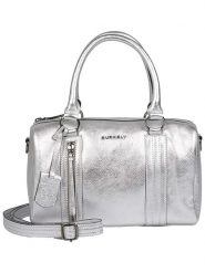 Burkely Skórzana torebka "Rock Ruby" w kolorze srebrnym - 28 x 17 x 12 cm rozmiar: onesize. Szare torebki klasyczne damskie Burkely, z materiału, przez ramię, bez dodatków. Za 323.50 zł.