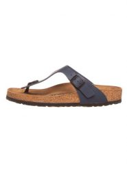 Birkenstock Japonki "Gizeh" w kolorze granatowym rozmiar: 40. Niebieskie klapki damskie Birkenstock, bez wzorów, z otwartym noskiem, bez obcasa, bez zapięcia. Za 316.95 zł.