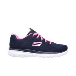 Buty damskie sportowe Skechers GET CONNECTED. Białe obuwie sportowe casual damskie Skechers, bez zapięcia. W wyprzedaży za 199.00 zł.