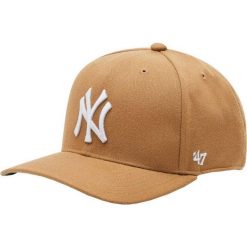 Czapka z daszkiem New York Yankees dla dorosłych Cold Zone 47 Brand. Brązowe czapki z daszkiem damskie 47 Brand, bez wzorów. Za 129.95 zł.