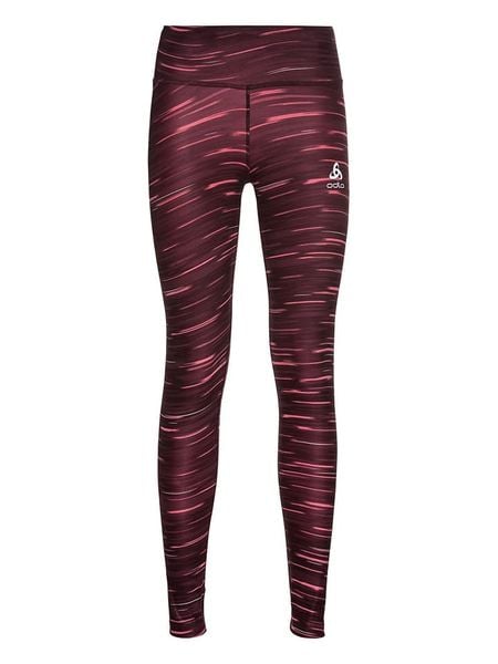 Odlo Legginsy sportowe "Zeroweight" w kolorze bordowym rozmiar: S. Czerwone legginsy damskie ODLO, s, bez wzorów. Za 254.14 zł.