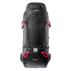 Plecak Turystyczny Rock 75L. Czarne plecaki Hi-tec, bez wzorów. Za 368.99 zł.
