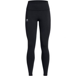 Legginsy Under Armour Ua Rival Legging Damskie. Czarne legginsy sportowe damskie Under Armour, s, bez wzorów, z bawełny, z podwyższonym stanem, na fitness i siłownię. Za 240.99 zł.