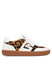 Guess Sneakersy FLTNC2 PEL12 Biały. Białe obuwie sportowe damskie Guess, ze skóry, bez zapięcia. Za 399.99 zł.
