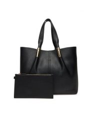 Elisabetta Franchi Torebka BS-41A-56E2-V440 Czarny. Czarne torebki klasyczne damskie Elisabetta Franchi, ze skóry, bez dodatków. Za 1,909.00 zł.