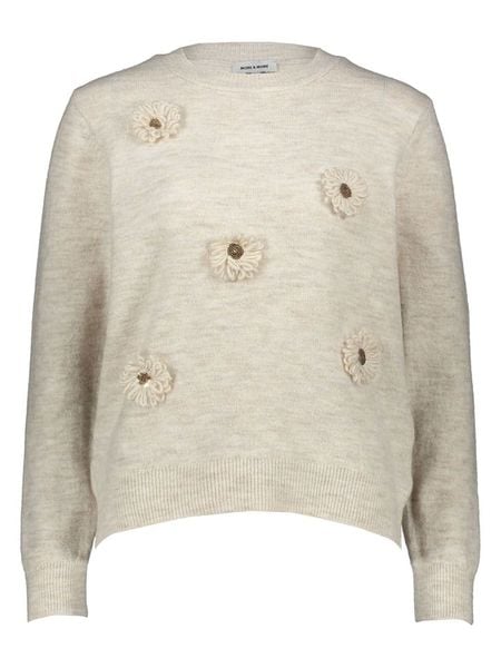 More & More Sweter w kolorze beżowym rozmiar: 38. Brązowe swetry klasyczne damskie More & More, bez kołnierzyka. Za 249.95 zł.