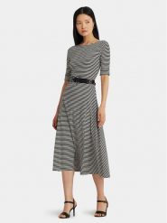 Lauren Ralph Lauren Sukienka codzienna 250938764001 Czarny Regular Fit. Czarne sukienki damskie Lauren Ralph Lauren, bez wzorów, z bawełny, bez ramiączek. Za 1,269.00 zł.