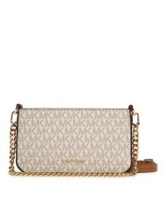 MICHAEL Michael Kors Torebka Bryant Small 32S5GYTU0B Beżowy. Brązowe listonoszki damskie MICHAEL Michael Kors, bez wzorów, ze skóry, bez dodatków. Za 699.99 zł.