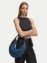 Karl Lagerfeld Jeans Torebka B3W30197 Niebieski. Niebieskie torebki klasyczne damskie Karl Lagerfeld Jeans, z jeansu, bez dodatków. Za 649.99 zł.
