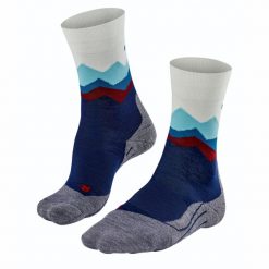 Skarpetki damskie Falke TK2 Crest. Białe skarpetki damskie Falke, bez wzorów, z materiału. Za 161.50 zł.