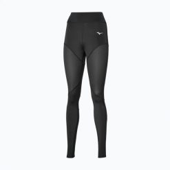Legginsy do biegania damskie Mizuno BT. Czarne legginsy damskie Mizuno, l, bez wzorów, z materiału. Za 149.99 zł.