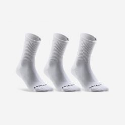 Skarpety sportowe tenis Artengo RS100 High 3 pary. Skarpetki damskie ARTENGO, bez wzorów, z bawełny. Za 19.99 zł.