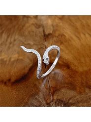 Eclat d'Argent Srebrny pierścionek z cyrkoniami rozmiar: 56. Szare pierścionki damskie Eclat d'Argent, z cyrkonią, srebrne. Za 150.72 zł.