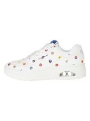 Skechers Sneakersy "Uno Court" w kolorze białym ze wzorem rozmiar: 38. Białe obuwie sportowe damskie Skechers, bez zapięcia. Za 338.21 zł.