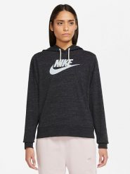 Nike Sportswear Bluza w kolorze czarnym rozmiar: XL. Czarne bluzy damskie Nike Sportswear, xl, bez wzorów, z kapturem. Za 219.08 zł.