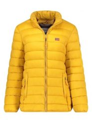 Geographical Norway Kurtka pikowana "Atikolor" w kolorze musztardowym rozmiar: XXL. Żółte kurtki damskie Geographical Norway, xxl, bez wzorów, bez kaptura. Za 183.59 zł.