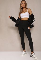 Czarne Basicowe Legginsy High Waist Lunita. Czarne legginsy damskie Renee, m, bez wzorów, z jeansu. Za 59.99 zł.