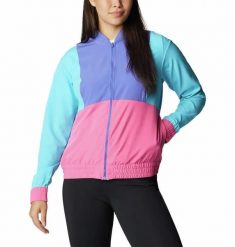 Columbia Kurtka Hike 2033562656. Niebieskie kurtki damskie Columbia, na wiosnę, s, bez wzorów, z elastanu, bez kaptura. Za 133.99 zł.
