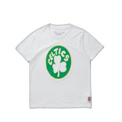 Koszulka Boston Celtics. Białe koszulki damskie Mitchell & Ness, bez wzorów, bez kołnierzyka, bez ramiączek. Za 200.00 zł.
