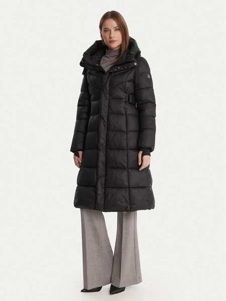 Fracomina Kurtka zimowa FS25WC3001O42301 Czarny Regular Fit. Czarne kurtki damskie Fracomina, na zimę, m, bez wzorów, z syntetyku, bez kaptura. Za 679.00 zł.