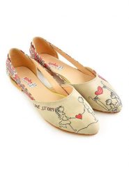 Goby Skórzane baleriny w kolorze beżowym rozmiar: 37. Brązowe balerinki damskie Goby, bez wzorów. Za 173.99 zł.