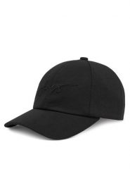HUGO Czapka z daszkiem Ally-J 50519265 Czarny. Czarne czapki z daszkiem damskie Hugo, bez wzorów, z bawełny. Za 129.99 zł.