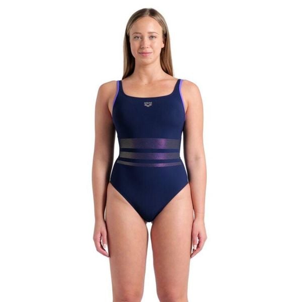 Strój kąpielowy damski jednoczęściowy modelujący basen Arena Bodylift. Niebieskie stroje jednoczęściowe Arena, bez wzorów. Za 129.99 zł.