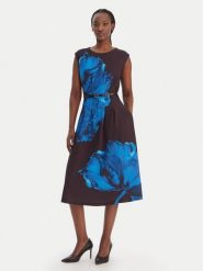 DKNY Sukienka koktajlowa DD5N3J04 Czarny Regular Fit. Czarne sukienki damskie DKNY, bez wzorów, z syntetyku, wizytowe, bez ramiączek. Za 699.99 zł.