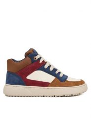 Geox Sneakersy J Theleven J46LDC 05422 C1MD6 S Brązowy. Brązowe buty sportowe chłopięce Geox, ze skóry, bez zapięcia. Za 209.99 zł.