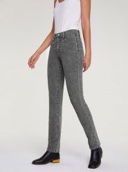 Heine Dżinsy - Skinny fit - w kolorze szarym rozmiar: W23. Szare jeansy damskie Heine. Za 175.95 zł.