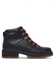 Timberland Trapery Carnaby Row TB0A2QH4W021 Czarny. Czarne trapery damskie Timberland, ze skóry, bez zapięcia. Za 739.99 zł.