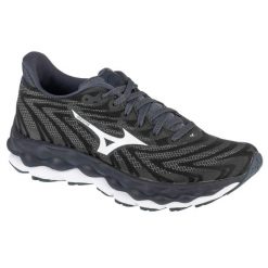 Buty do biegania damskie, Wave Sky 8. Białe obuwie sportowe damskie Mizuno, z materiału, bez zapięcia, do biegania, mizuno wave. Za 659.99 zł.