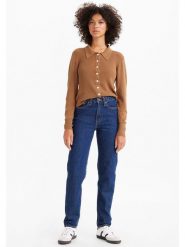 Levi´s Dżinsy "80S" - Mom fit - w kolorze granatowym rozmiar: W23/L28. Niebieskie jeansy damskie z podwyższonym stanem. Za 144.92 zł.