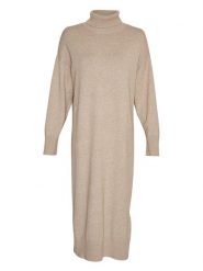 MOSS COPENHAGEN Sukienka "Odanna Rachelle" w kolorze beżowym rozmiar: M/L. Brązowe sukienki damskie Moss Copenhagen, bez wzorów, z wiskozy, bez ramiączek. Za 202.03 zł.