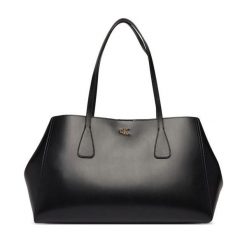 Torebka Calvin Klein. Czarne shopper bag Calvin Klein, bez wzorów, bez dodatków. Za 749.99 zł.